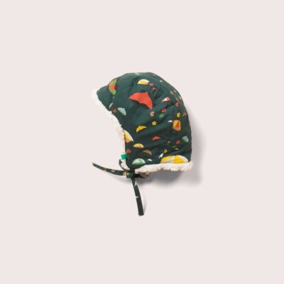 Kids 0-8 Years Little Green Radicals  | Windy Day Sherpa Lined Hat