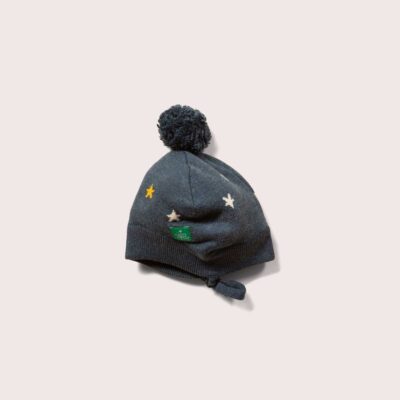 Kids 0-8 Years Little Green Radicals  | Golden Stars Knitted Hat